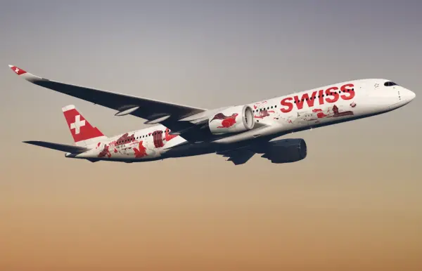 Třetí A350-900 se připojuje k flotile SWISS. Foto Swiss